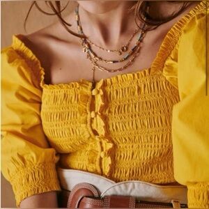 Sezane Mirtha Blouse, Size 34, NWOT